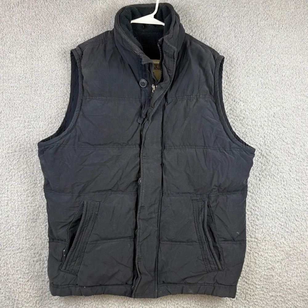 Abercrombie Fitch Vest Mens XL Black Down Summit Rock Puffer Gorpcore Outdoor